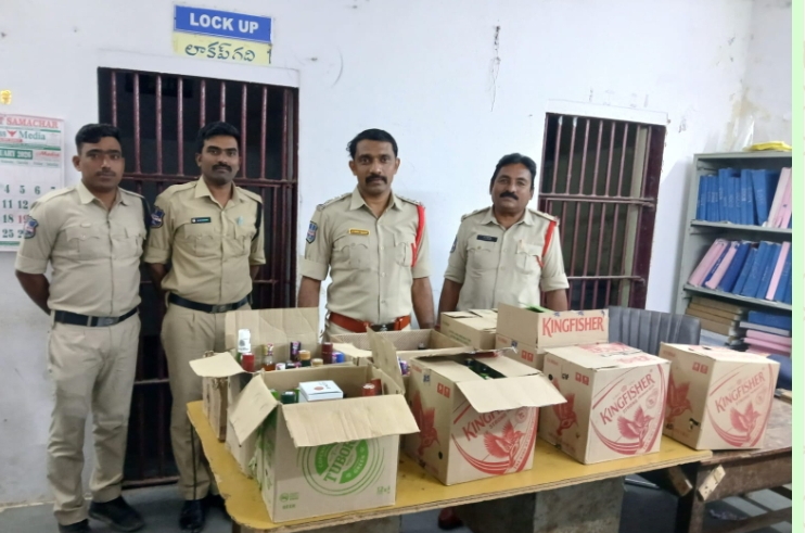 Daily Bharat వేములవాడలో భారీగా మద్యం స్వాధీనం