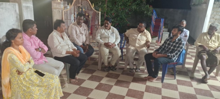 మోరంపూడి అప్పారావుకు  మాజీ ఎంపీ నామ పరామర్శ