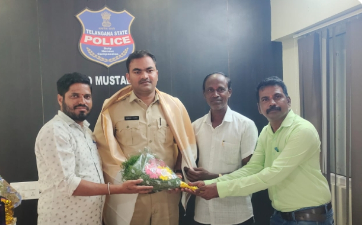 నూతన ఎసైని కలిసిన తెలుగుదేశం పార్టీ నాయకులు