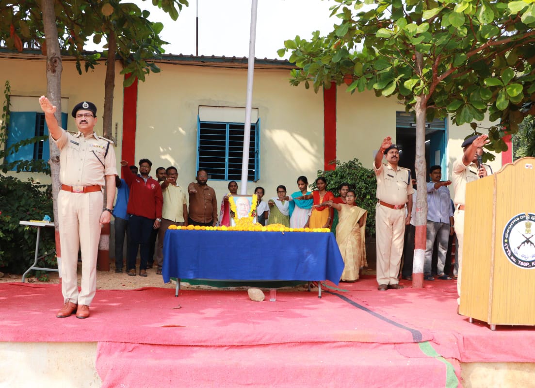 17వ పోలీస్ బెటాలియన్ లో సర్దార్ వల్లభాయ్ పటేల్ జయంతి వేడుకలు.