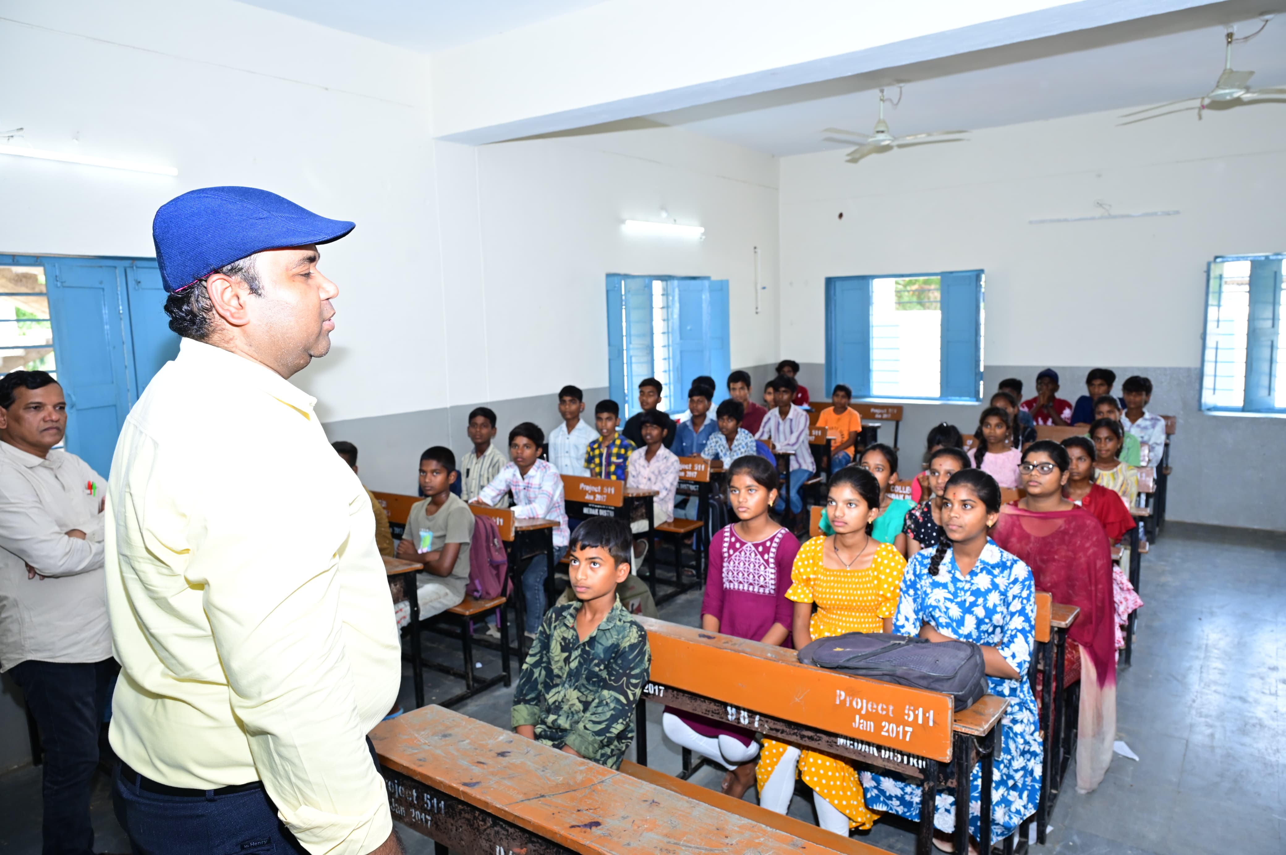 విద్యాభివృద్ధికి ప్రభుత్వం అధిక ప్రాధాన్యత ఇస్తుంది : కలెక్టర్ రాహుల్ రాజ్