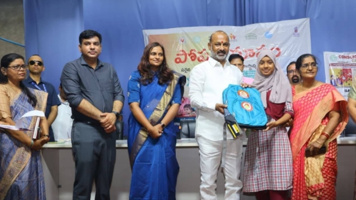 నాణ్యమైన విద్య, పోషకాహారం అందించడమే కేంద్ర ప్రభుత్వ లక్ష్యం : కేంద్ర హోం శాఖ సహాయ మంత్రి బండి సంజయ్