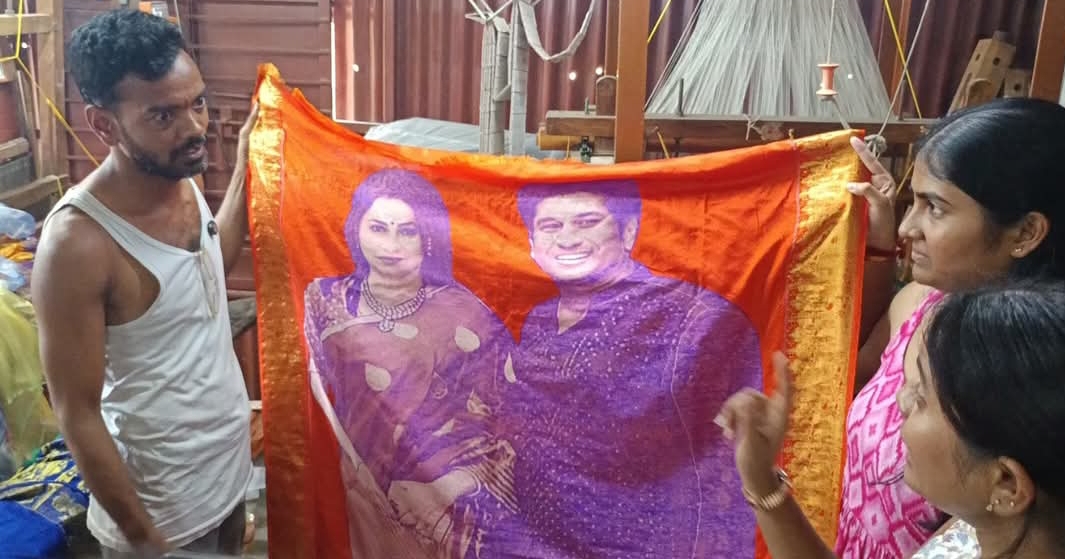 హరిప్రసాద్ హ్యాండ్లూమ్ సందర్శించిన ఇన్ఫినిటీ కాలేజ్ ఆఫ్ ఫ్యాషన్ డిజైనింగ్ విద్యార్థులు