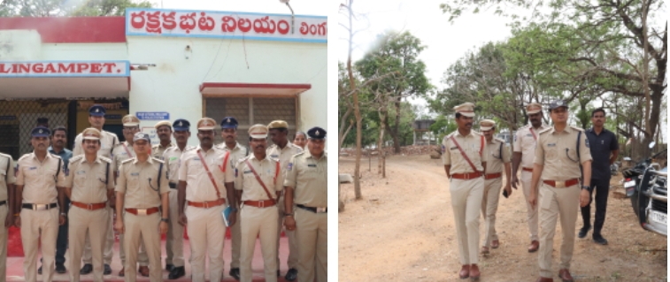 Daily Bharat వార్షిక తనిఖీల్లో భాగంగా లింగంపేట్ పోలీస్ స్టేషన్&zwnj;ను సందర్శించిన జిల్లా ఎస్పీ యం. రాజేష్ చంద్ర, ఐపీఎస్ 