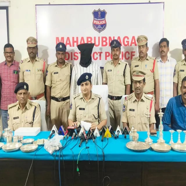 మహబూబ్ నగర్: చోరీ కేసును చేదించిన పోలీసులు