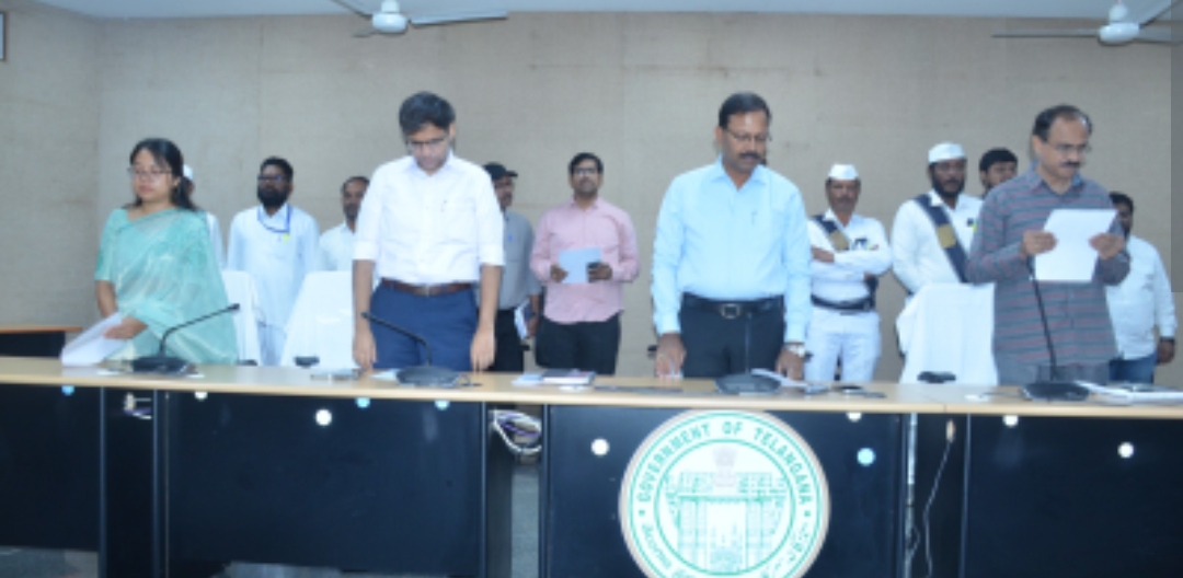 ఐడీఓసీ లో "వందేమాతరం" సామూహిక గేయాలాపన