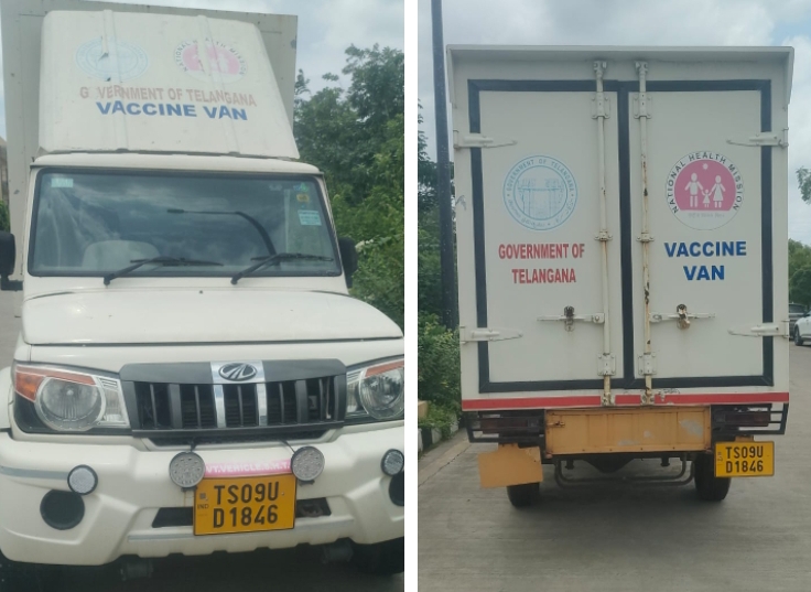 భద్రాద్రి కొత్తగూడెం జిల్లా లో వ్యాక్సిన్ వ్యాన్ పై నిర్లక్ష్యం వహించిన వారిపై చర్యలు తీసుకోవాలి? 