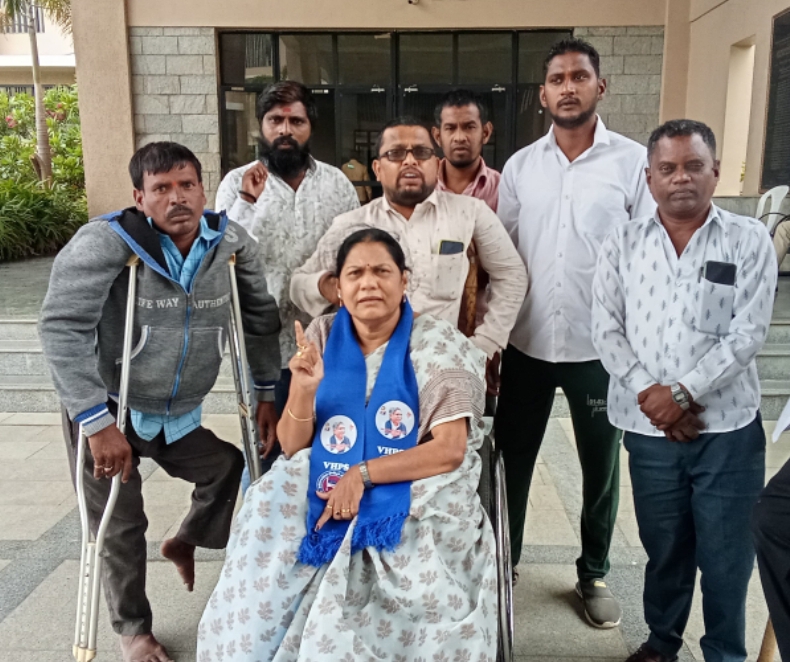 వికలాంగులకు కాంగ్రెస్ ప్రభుత్వం ఎన్నికల ముందు ఇచ్చిన హామీలు నెరవేర్చాలి