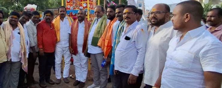 గంగపుత్ర సంఘం ఆధ్వర్యంలో నిర్వహించిన బోనాల  వేడుకలో పాల్గొన్న ఎమ్మెల్సీ నవీన్ రెడ్డి