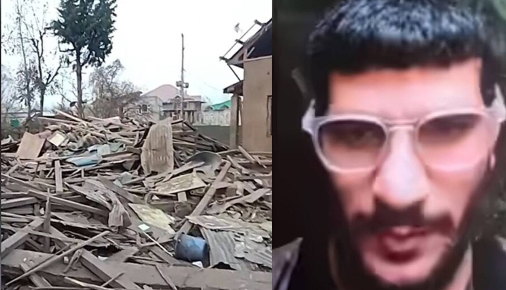 బాంబర్‌ ఉమర్‌ నబీ ఇంటిని నేలమట్టం చేసిన అధికారులు