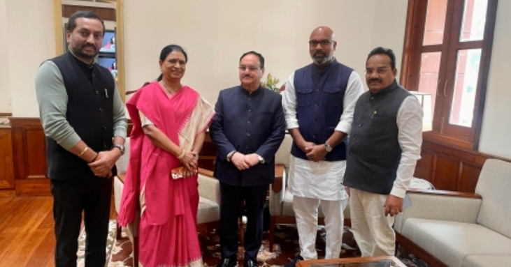 కేంద్రమంత్రి జెపి నడ్డాకు జన్మదిన శుభాకాంక్షలు తెలిపిన నిజామాబాద్ ఎంపీ అర్వింద్