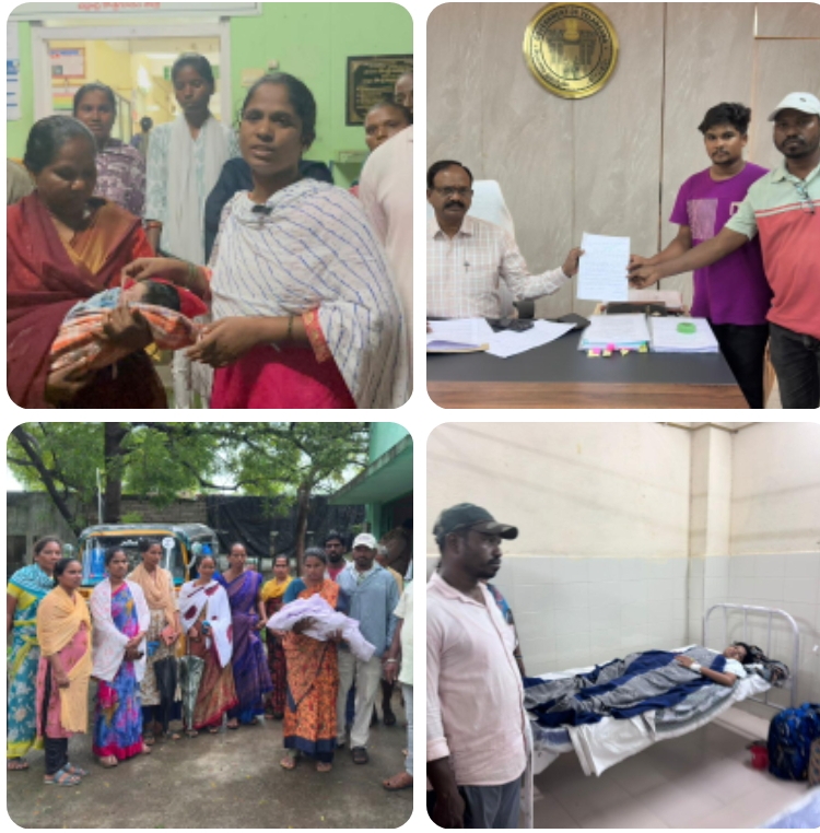 నిర్లక్ష్య డాక్టర్ పై చర్యలు తీసుకోవాలని కోరుతూ సబ్ కలెక్టర్ కు ఫిర్యాదు