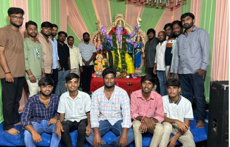 మిత్ర త్రీసుల్ యూత్ ఆధ్వర్యంలో ఘనంగా గణేష్ చతుర్థి పూజలు