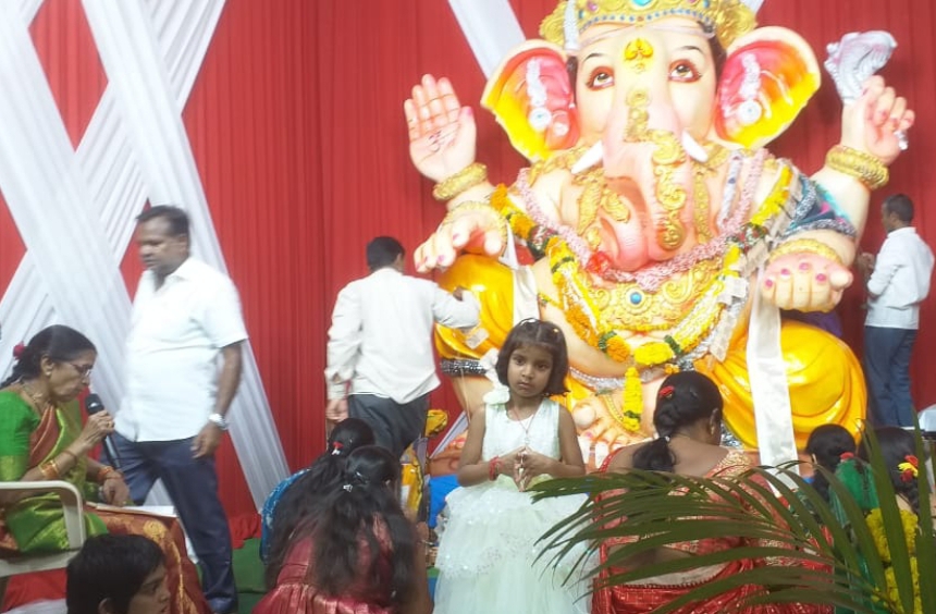 సిరిసిల్లలో గురుకుల ఆశ్రమ సంఘం 61వ వార్షికోత్సవంలో ఘనంగా విఘ్నేశ్వర పూజలు