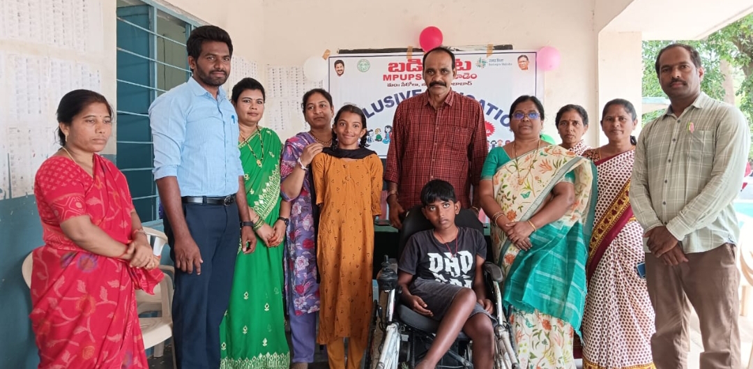 సమ్మిలిత విద్యా దినోత్సవానికి ముఖ్య అతిధిగా ఎంఈవో లచ్చిరామ్