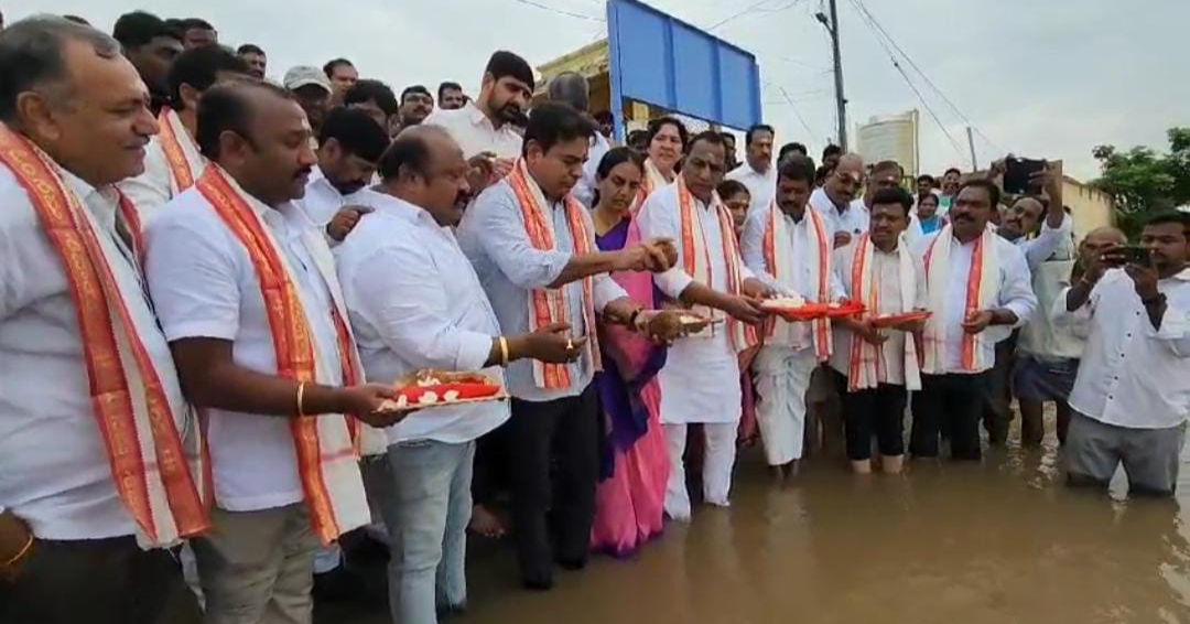 ఆగస్టు రెండోవ తేదీ లోపు కాళేశ్వరం పరిధిలోని జలాశయాల్లో నీటిని నింపాలి : కేటీఆర్&zwnj;