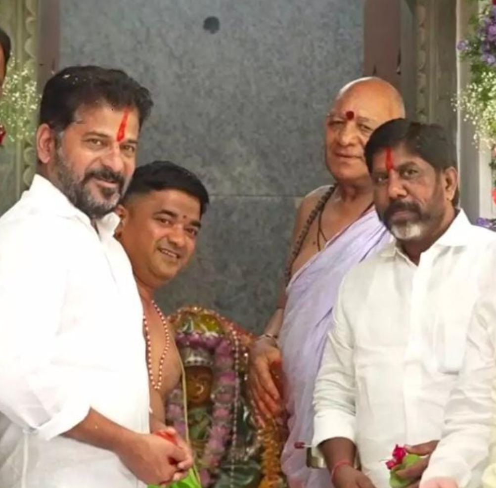 నల్ల పోచమ్మ తల్లికి ప్రత్యేక పూజలు సిఎం రేవంత్ రెడ్డి