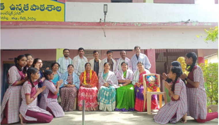 విద్యార్థులచే గురుపూజోత్సవం