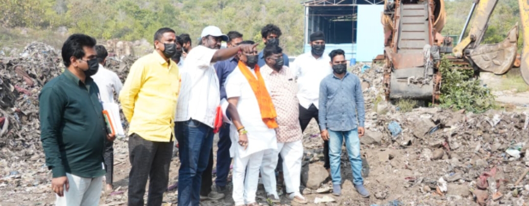 నాగారం డంపింగ్ యార్డ్ ను సందర్శించిన అర్బన్ ఎమ్మెల్యే