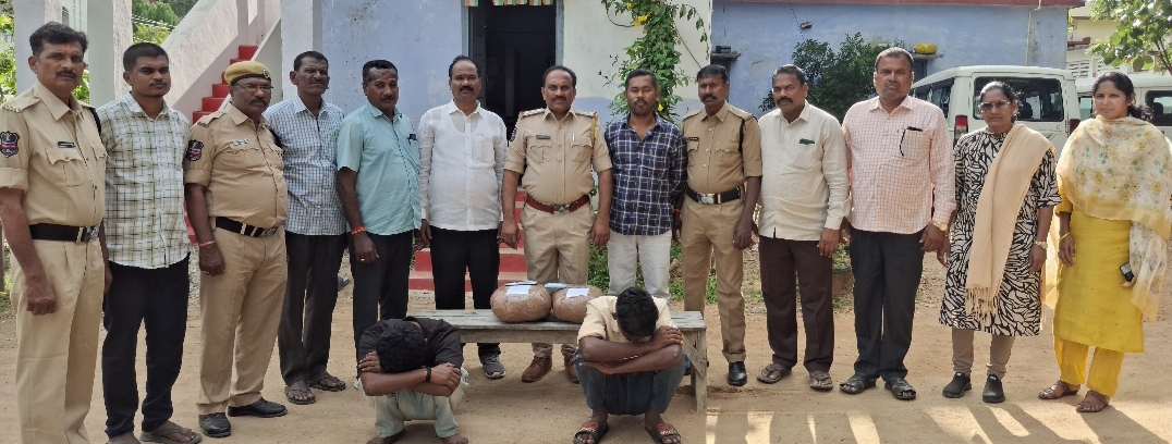 ఎక్సైజ్ ఎన్ఫోర్స్మెంట్ అధికారుల దాడుల్లో ఎండు గంజాయి పట్టివేత
