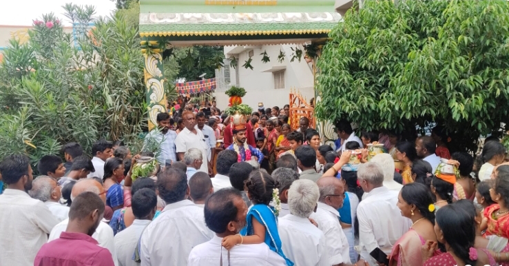 అంగరంగ వైభవంగా పాపకొల్లు గ్రామంలో శ్రీశ్రీశ్రీ కోట మైసమ్మ  తల్లి దేవస్థానం ఆషాడ మాస బోనాల పండుగ