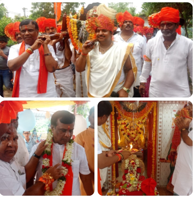 రైల్వే క్వార్టర్స్ మహాశక్తి హనుమాన్ ఆలయంలో ప్రత్యేక పూజలు