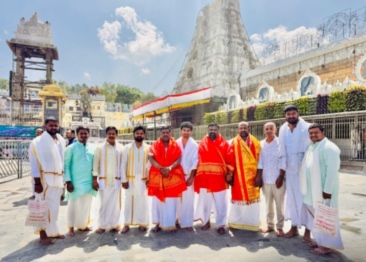 తిరుమల శ్రీవారిని దర్శించుకున్న ఎమ్మెల్యే జిఎంఆర్
