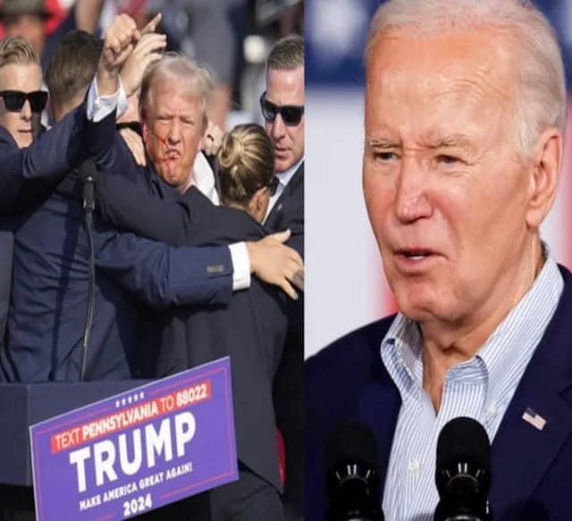 ట్రంప్ పై దాడిని ఖండించిన బైడెన్