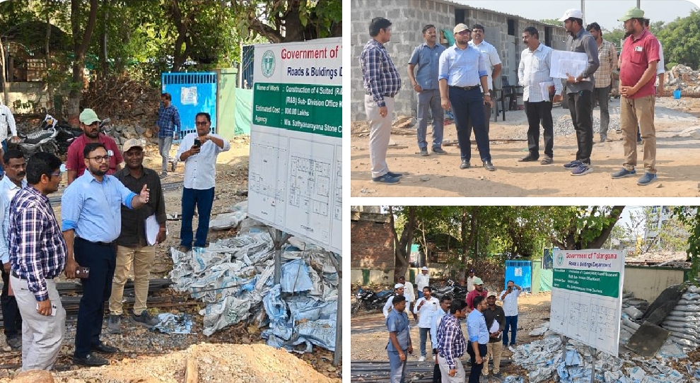 Daily Bharat జిల్లాలో జరుగుతున్న అభివృద్ధి పనులను క్షేత్రస్థాయిలో పరిశీలించిన జిల్లా కలెక్టర్