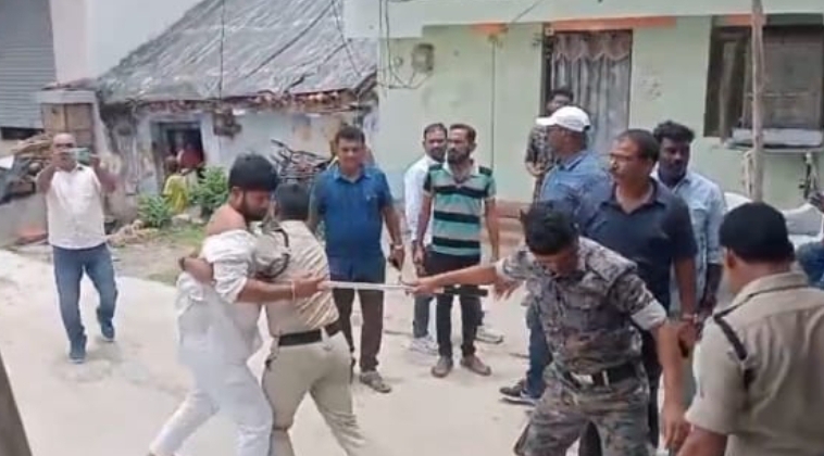 వేల్పూర్ లో మాజీమంత్రి, ఎమ్మెల్యే ప్రశాంత్ రెడ్డి ఇంట్లో చొరబడ్డ కాంగ్రెస్ నాయకుడు నంగి దేవేందర్