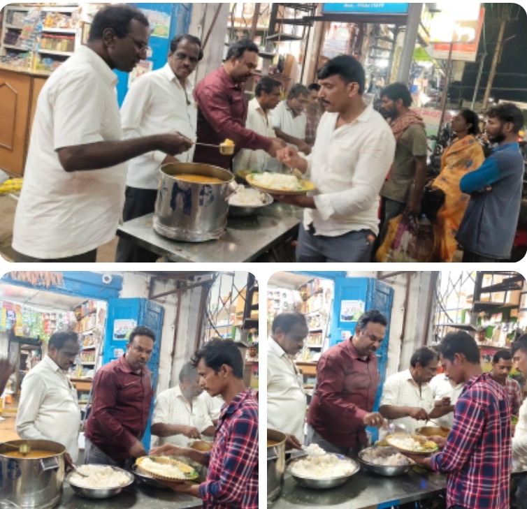 Daily Bharat శ్రీ సర్వదేవ పరంజ్యోతి భగవతి ఆలయం కల్కి ఆలయంలో అన్న ప్రసాద వితరణ