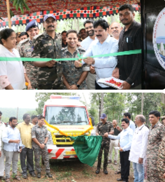 పోలీసు శాఖ ఆధ్వర్యంలో కోటి రూపాయల వ్యయంతో నిర్మితమైన మొబైల్ హాస్పిటల్ మరియు అంబులెన్సు సేవలు ప్రారంభం : ఎస్పీ రోహిత్ రాజు ఐపిఎస్