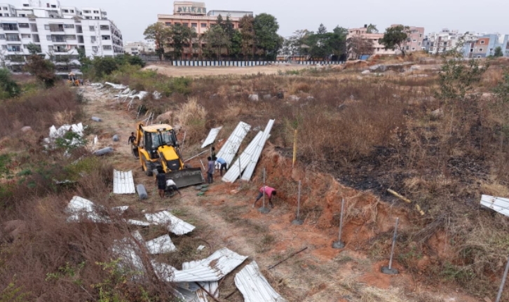 హైడ్రా మియాపూర్&zwnj;లో భారీ ఆపరేషన్