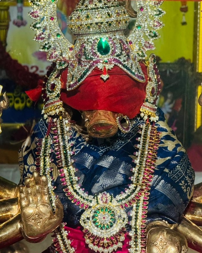 మహర్నవమి సందర్భంగా శ్రీ వారాహి అమ్మవారి ఆలయంలో విశేష పూజలు