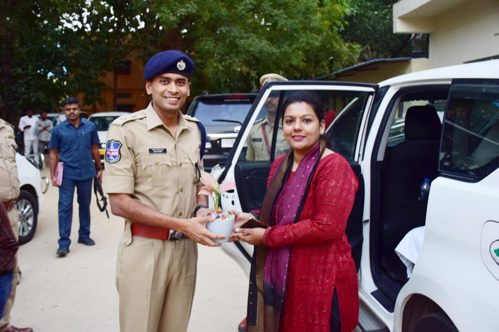 జిల్లాకు విచ్చేసిన పోలీస్ అబ్జర్వర్ వినిత సాహు ఐపీఎస్.