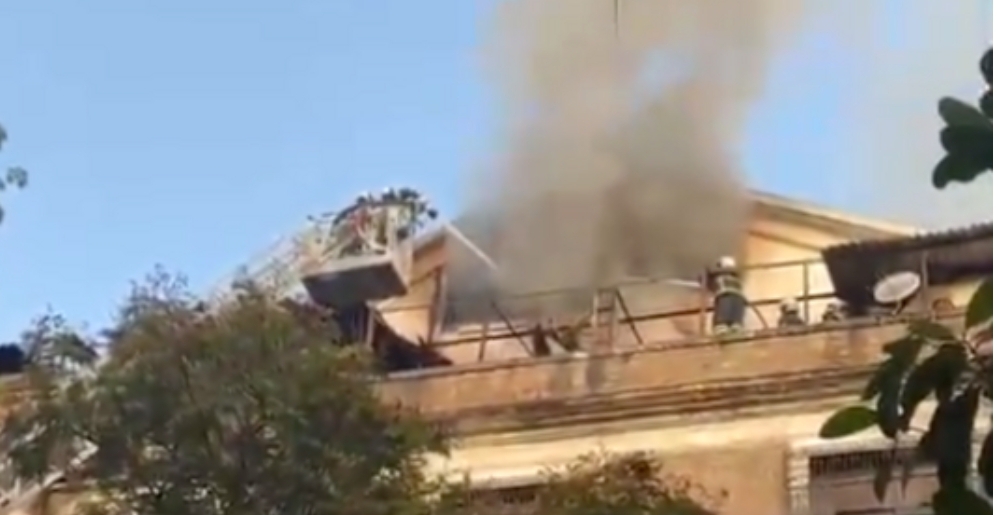 ED కార్యాలయ భవనంలో భారీ అగ్నిప్రమాదం