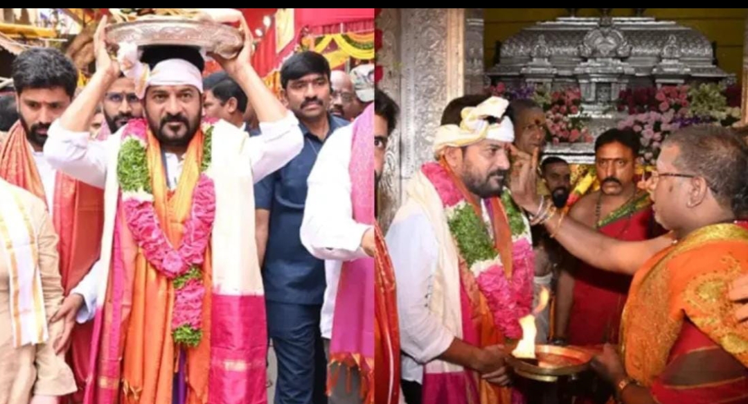 మహాంకాళి అమ్మవారిని దర్శించుకున్న సీఎం రేవంత్ రెడ్డి