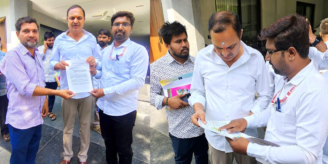 Daily Bharat వెంకట సాయి నగర్ కాలనీ సీసీ రోడ్ల మంజూరుకు ఎమ్మెల్యే లక్ష్మారెడ్డికి వినతిపత్రం అందజేసిన అధ్యక్షులు ఏ. విజయేందర్ రెడ్డి