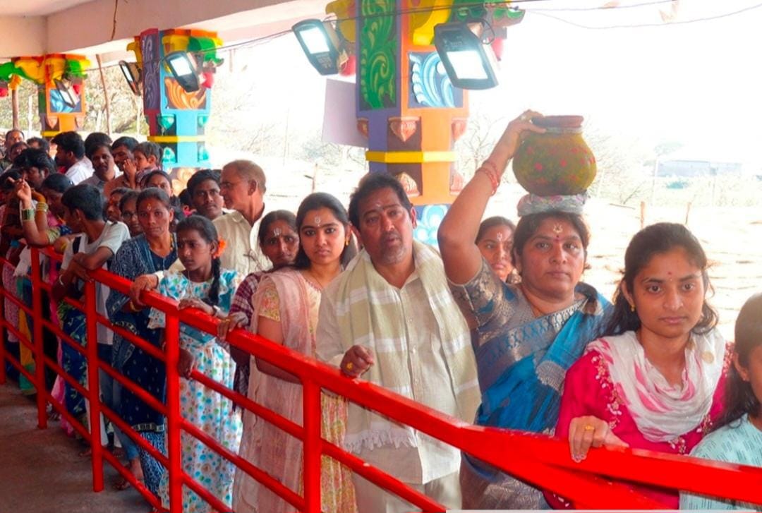రంగ రంగ వైభవంగా పెద్దగట్టు జాతర