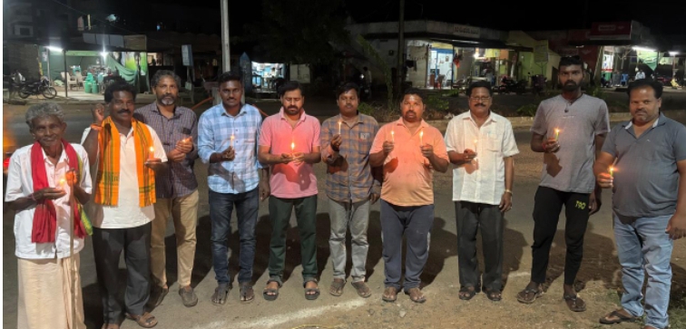 కాశ్మీర్ లో జరిగిన దాడికి నిరసనగా శాంతి ర్యాలీ