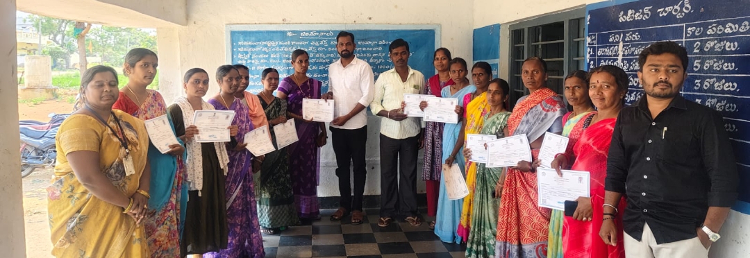 కోటాలపల్లిలో పుట్టగొడుగుల శిక్షణ విజయవంతం