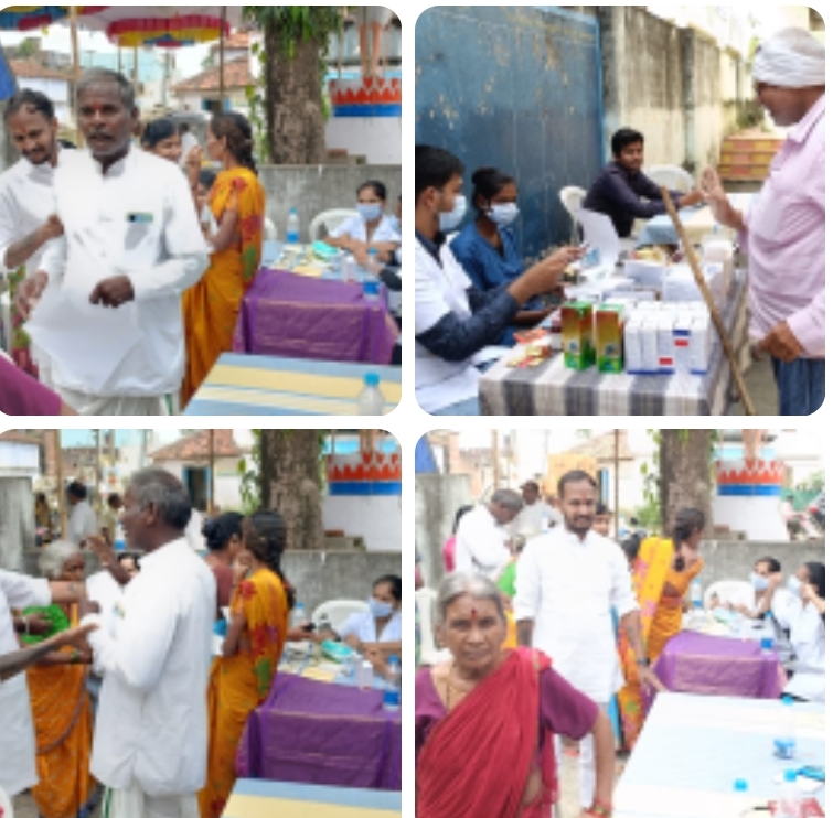 బోర్గం (పి) గ్రామంలో బిజెపి నాయకులు నరేష్ యాదవ్ జన్మదినం సందర్భంగా ఉచిత ఆరోగ్య శిబిరం