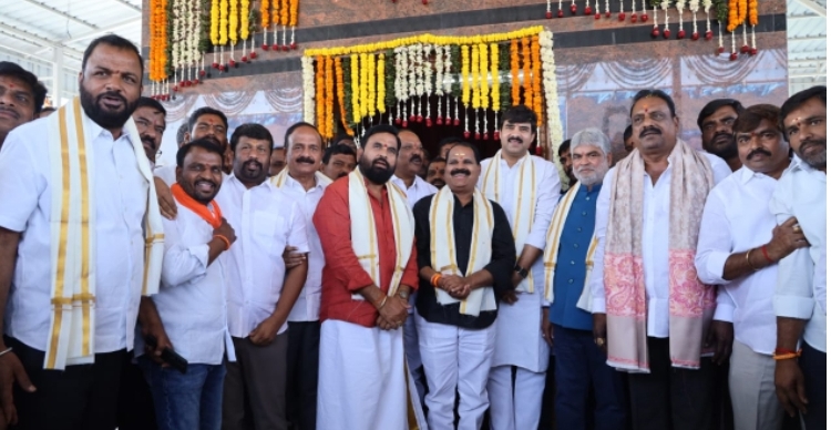 పెంజర్లలో 800 ఏళ్లనాటి స్వయంభు శ్రీ అనంత పద్మనాభ స్వామి దేవాలయ పునర్నిర్మాణ ప్రారంభోత్సవం