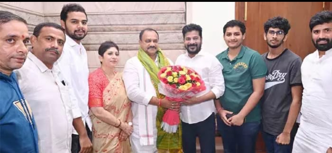 సిఎం రేవంత్ రెడ్డిని కలిసిన పీసీసీ అధ్యక్షుడు మహేశ్&zwnj; కుమార్&zwnj; గౌడ్&zwnj;