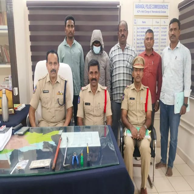 హనుమకొండ లో అంతర్రాష్ట్ర దొంగ అరెస్ట్