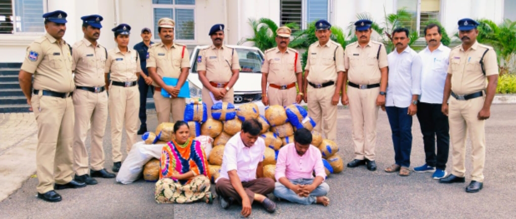 60 లక్షల విలువైన గంజాయి సీజ్ చేసిన కోదాడ పట్టణ, CCS పోలీసులు